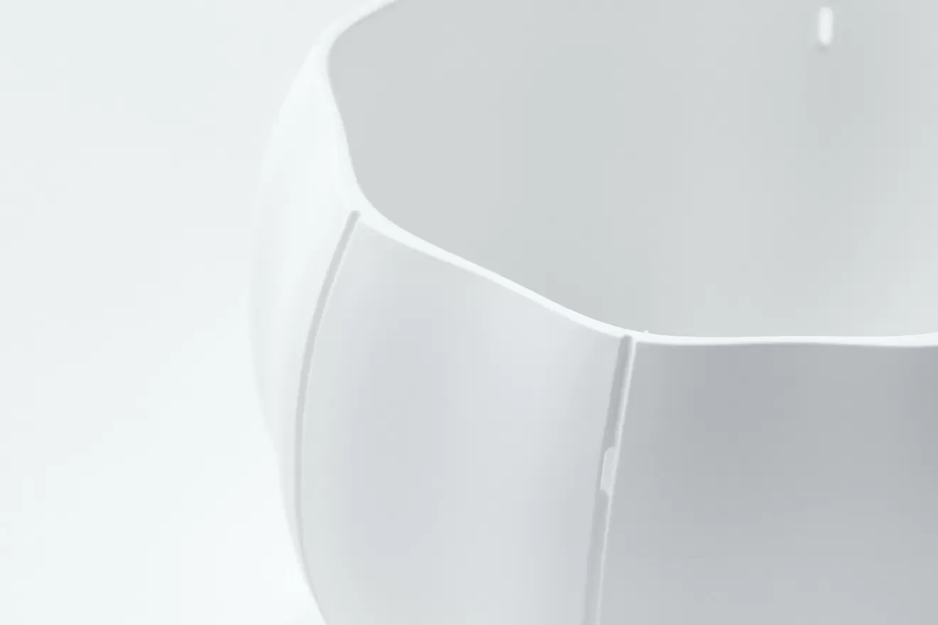 ローリーポット丸　L　WH