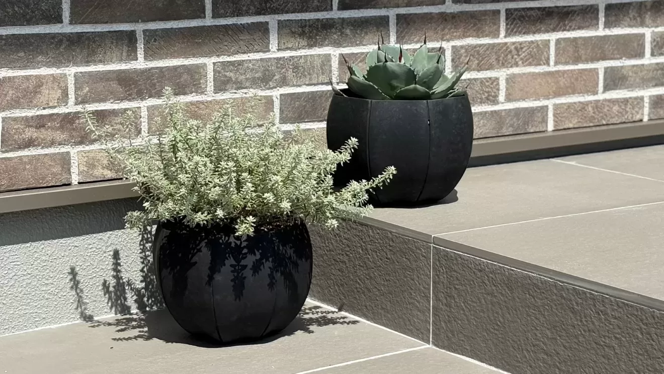 ローリーポット丸　L　BK