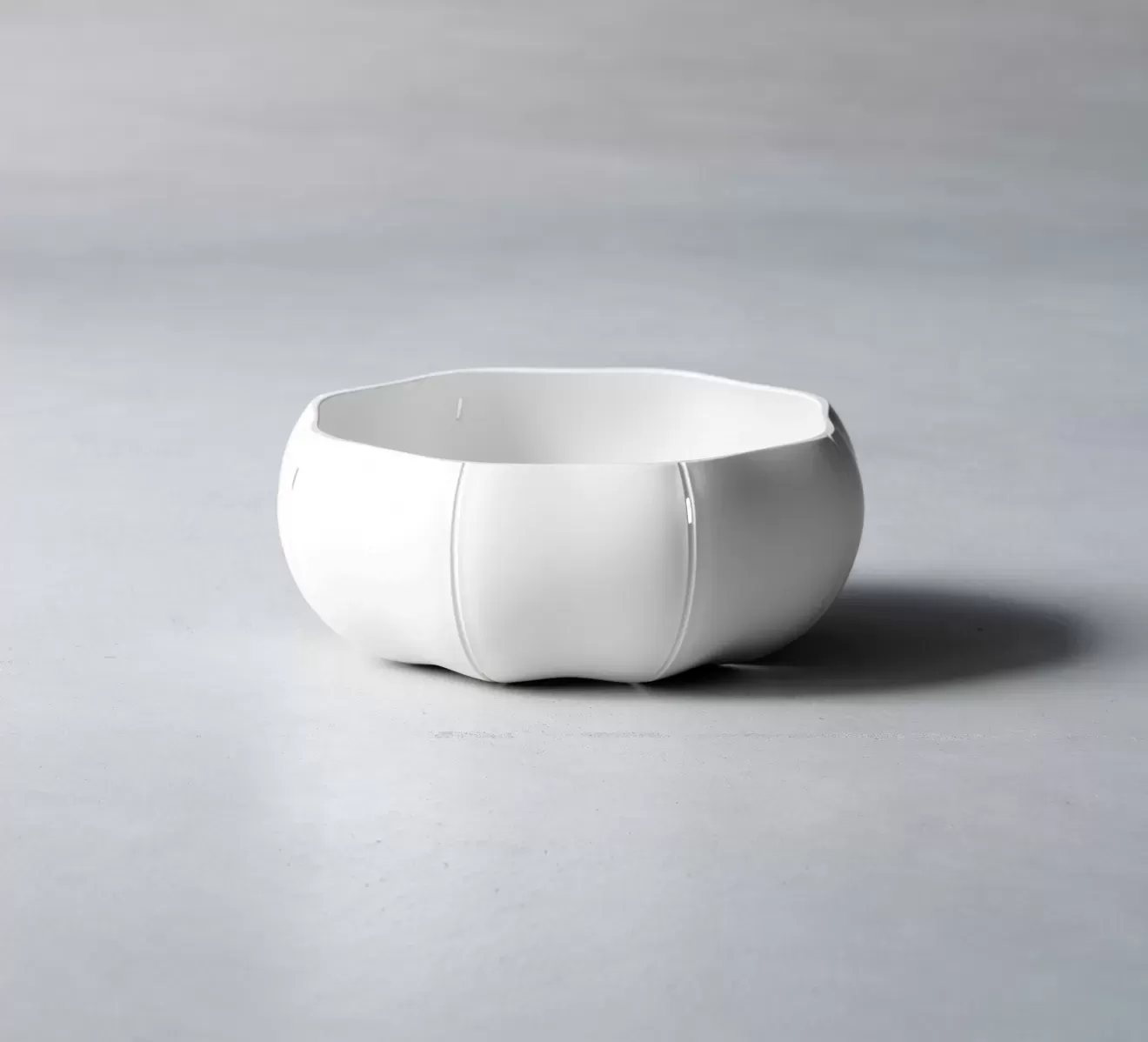 ローリーポット丸　浅型　L　WH