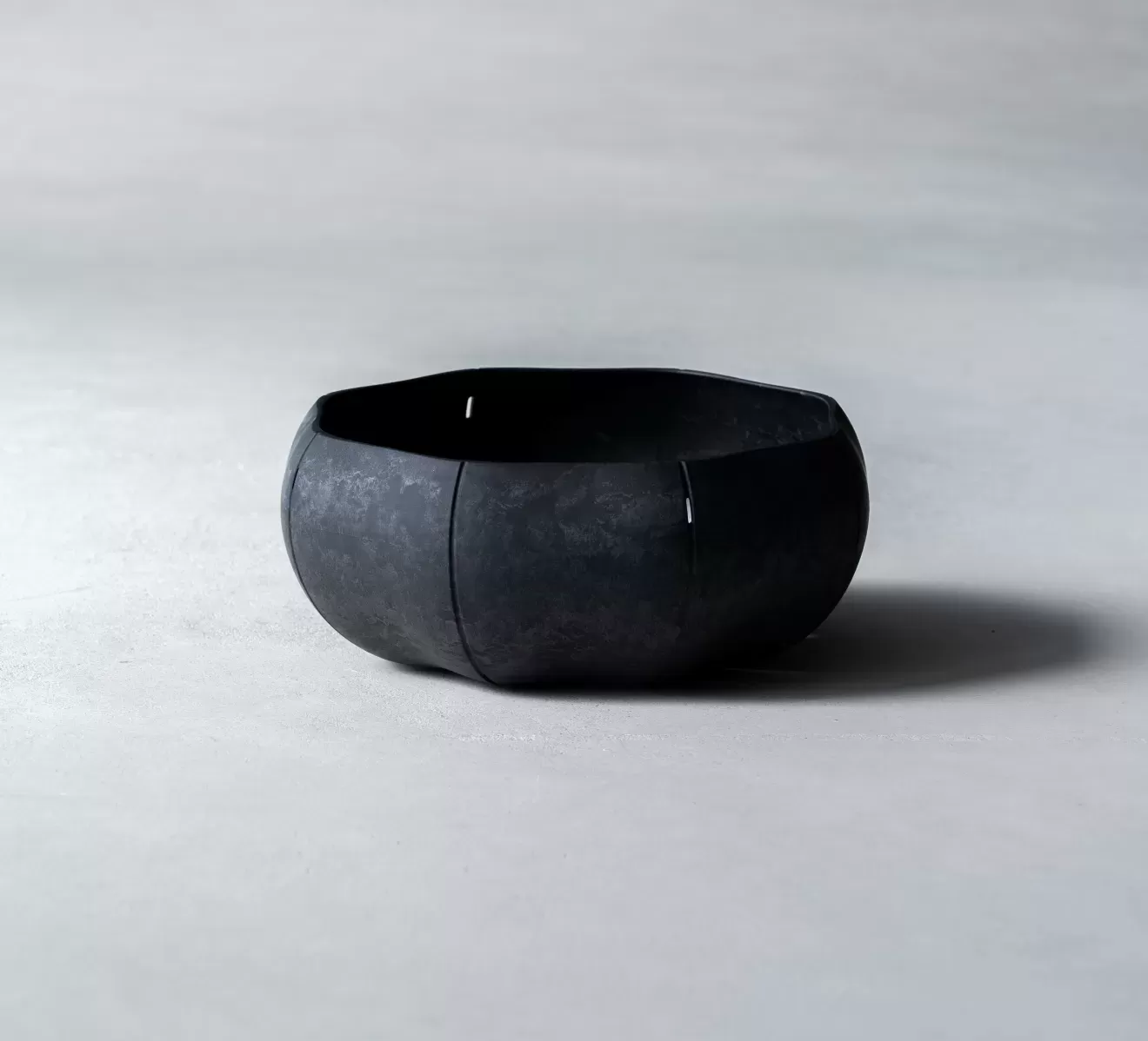 ローリーポット丸　浅型　L　BK