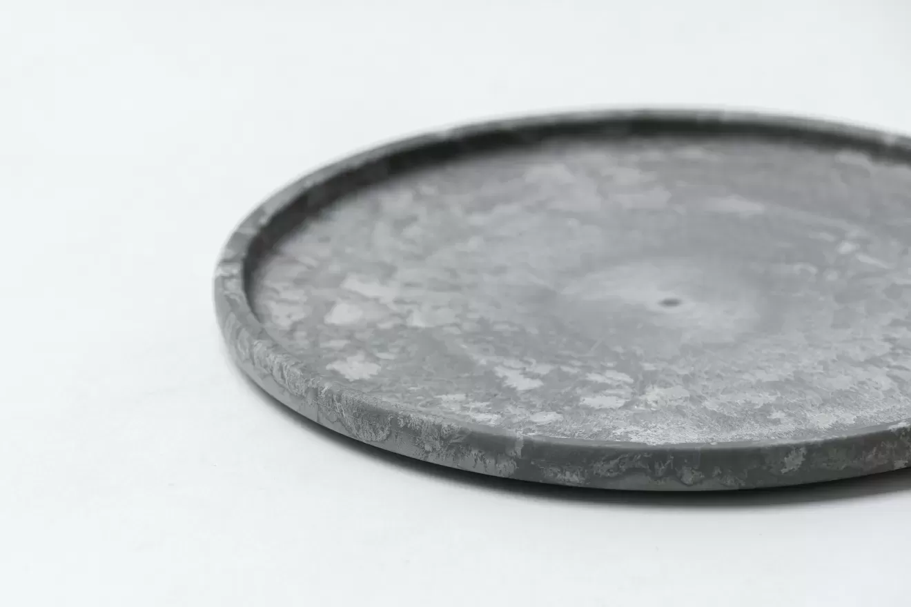 Sen　プレート丸　M　BK