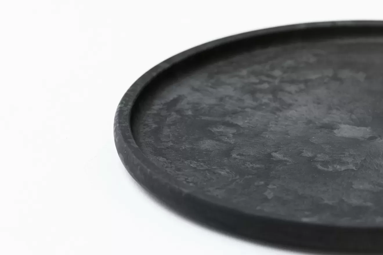 Sen　プレート丸　M　BK