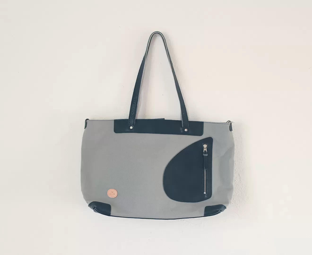 DUOトート 帆布×牛革 トートバッグ