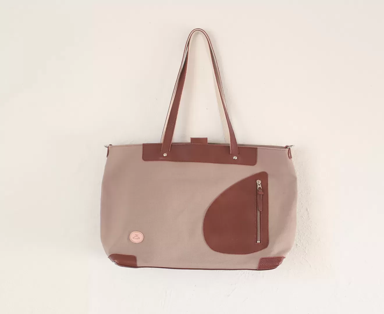 DUOトート 帆布×牛革 トートバッグ