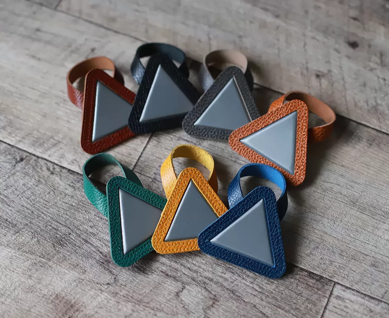 レザーリフレクター 自転車反射板