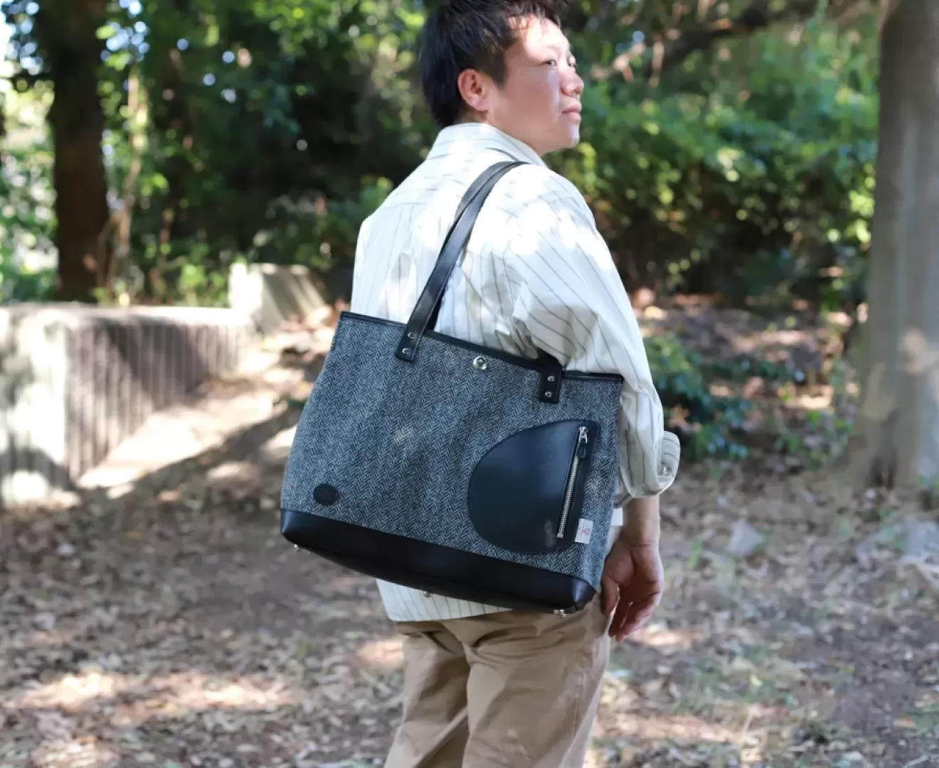 DUO トート ハリスツイード