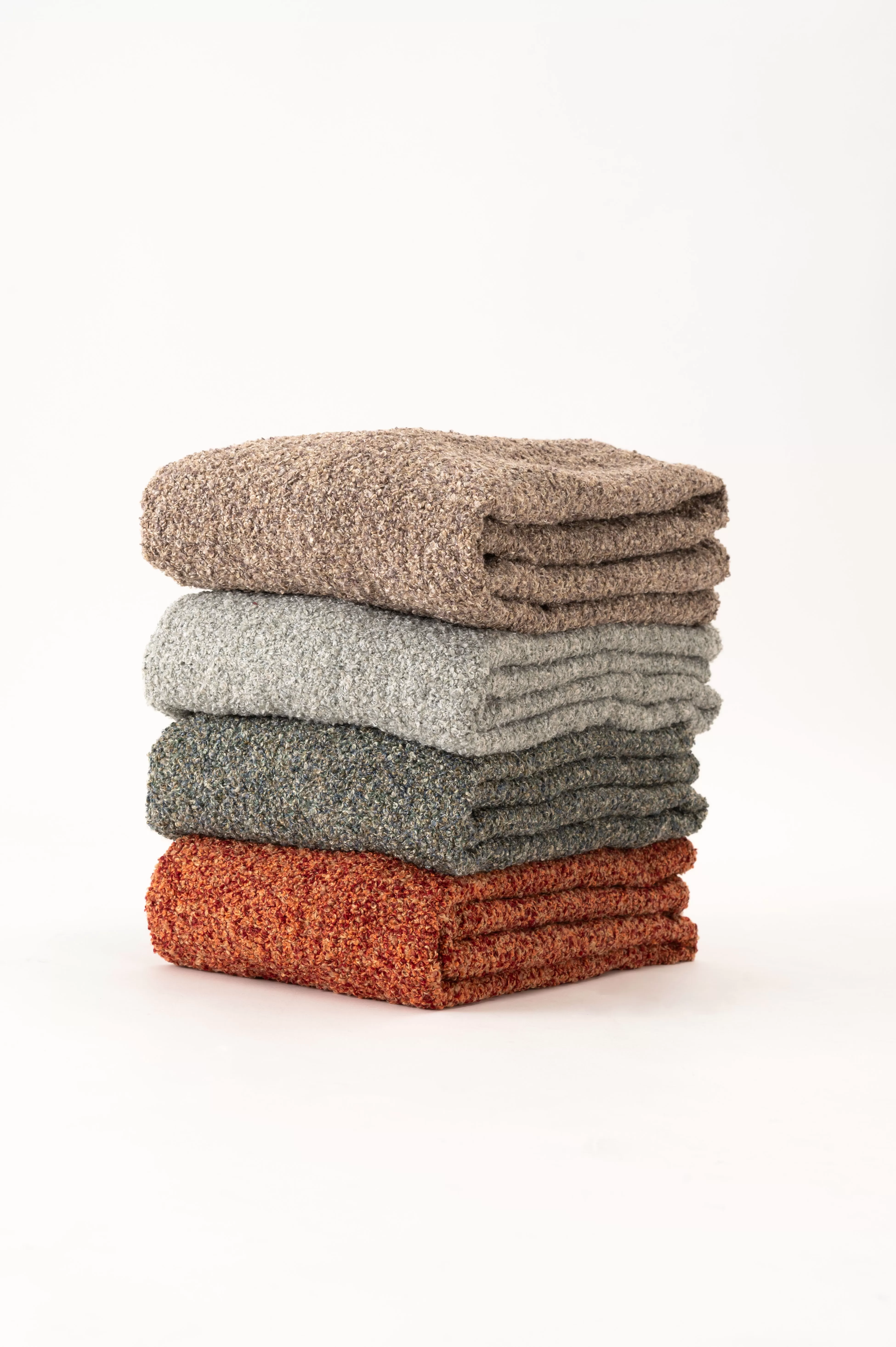 Throw Ket Boucle series　FAB-201BR/GR/GY/OR