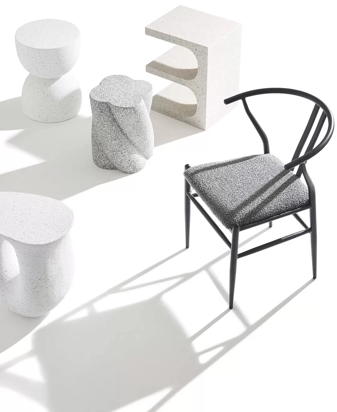 Side table　MAR-14LGY/WH