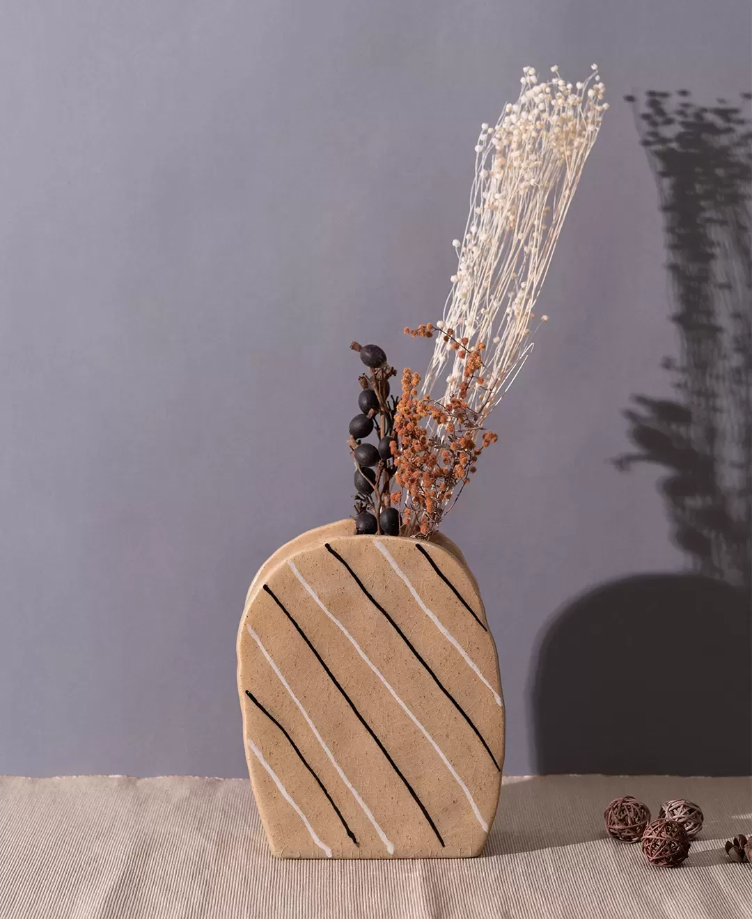 Flower vase　CLY-70BE/GY