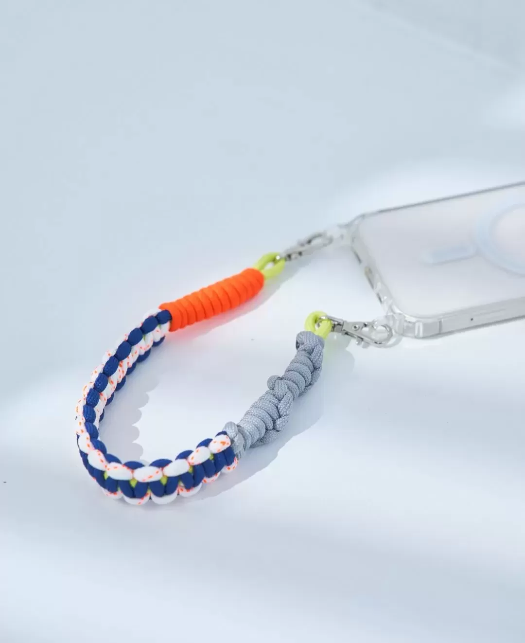 ソロモン編み ショートストラップ マルチカラー2