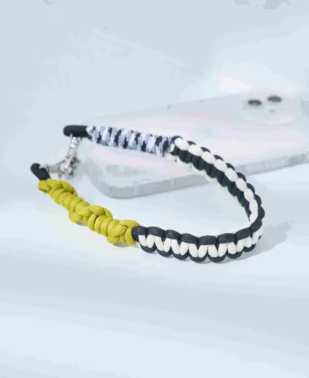 ソロモン編み ショートストラップ マルチカラー2