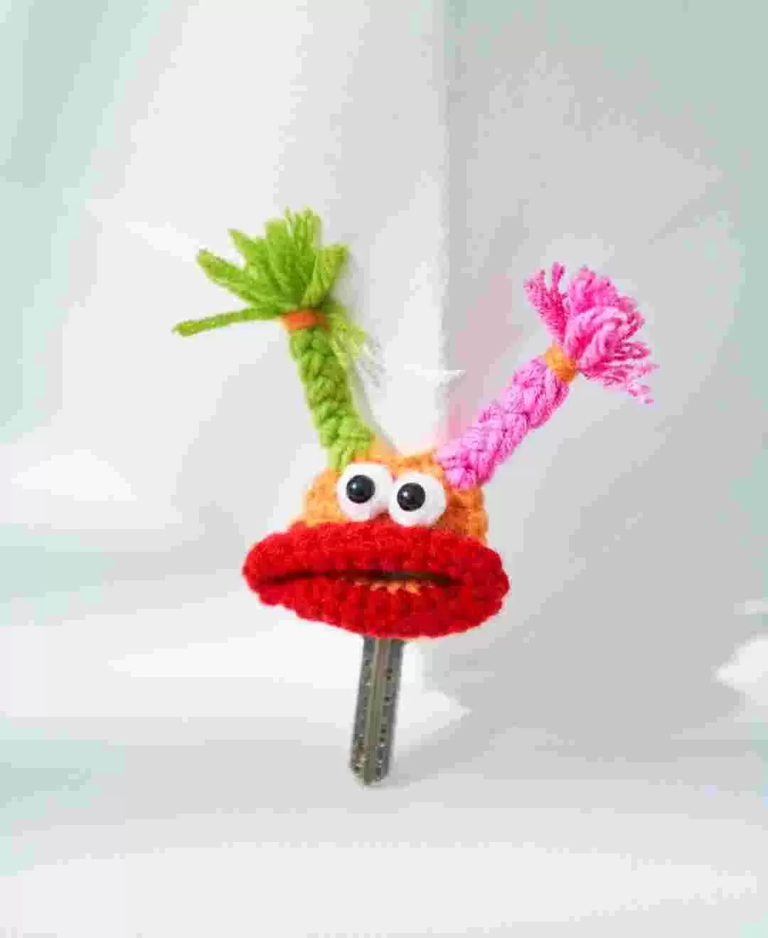 毛糸のキーカバー