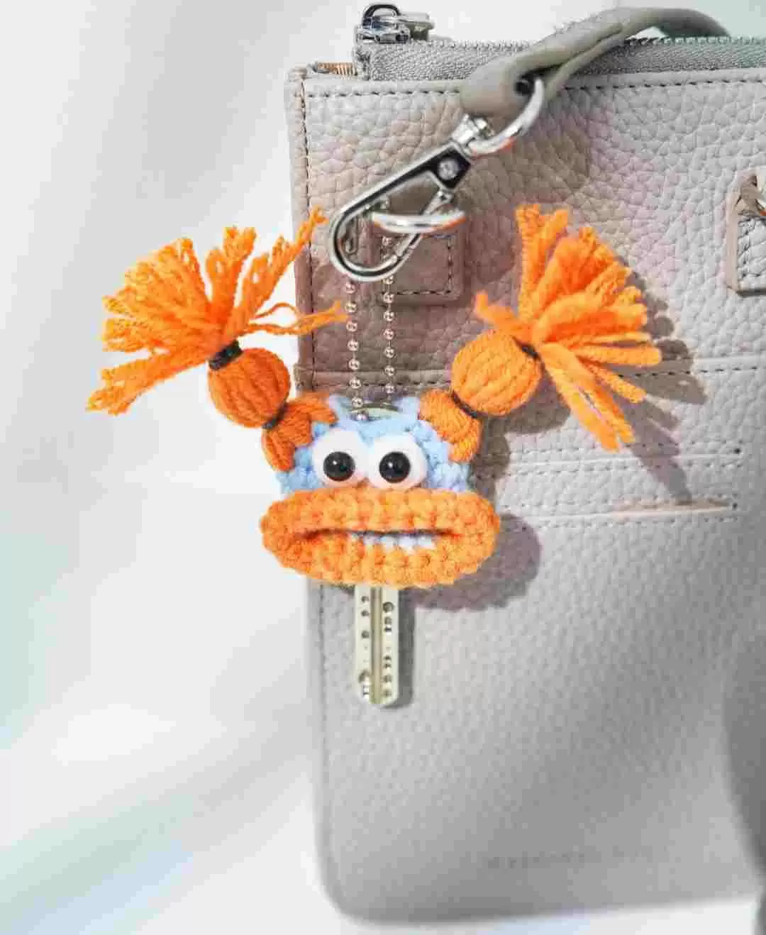 毛糸のキーカバー