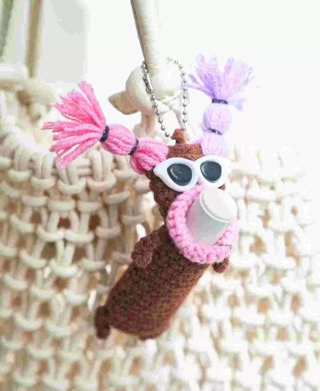 毛糸のリップケース