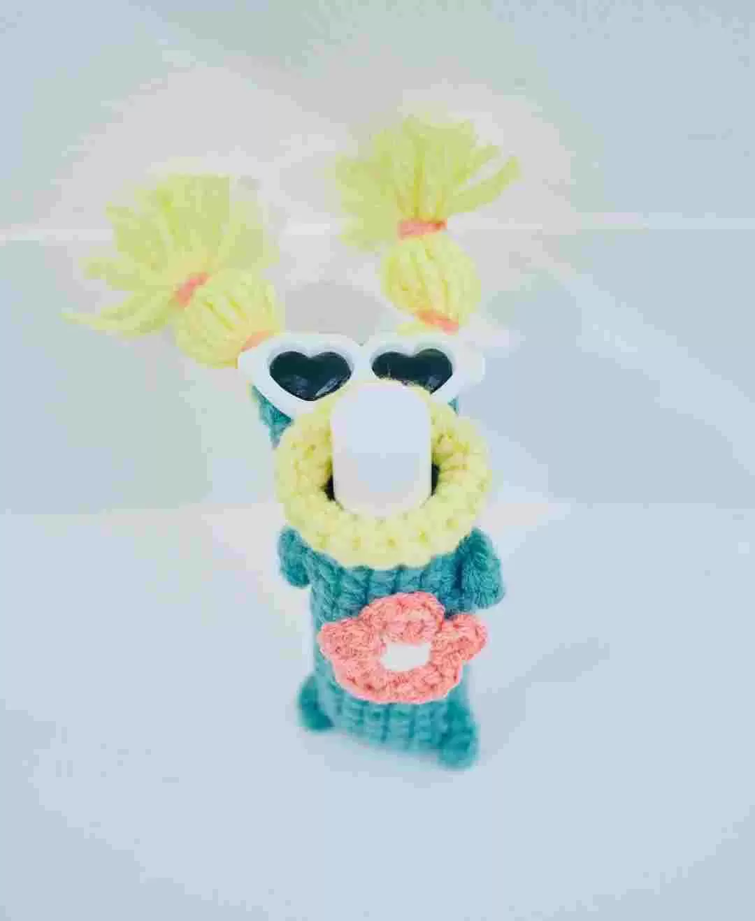 毛糸のリップケース