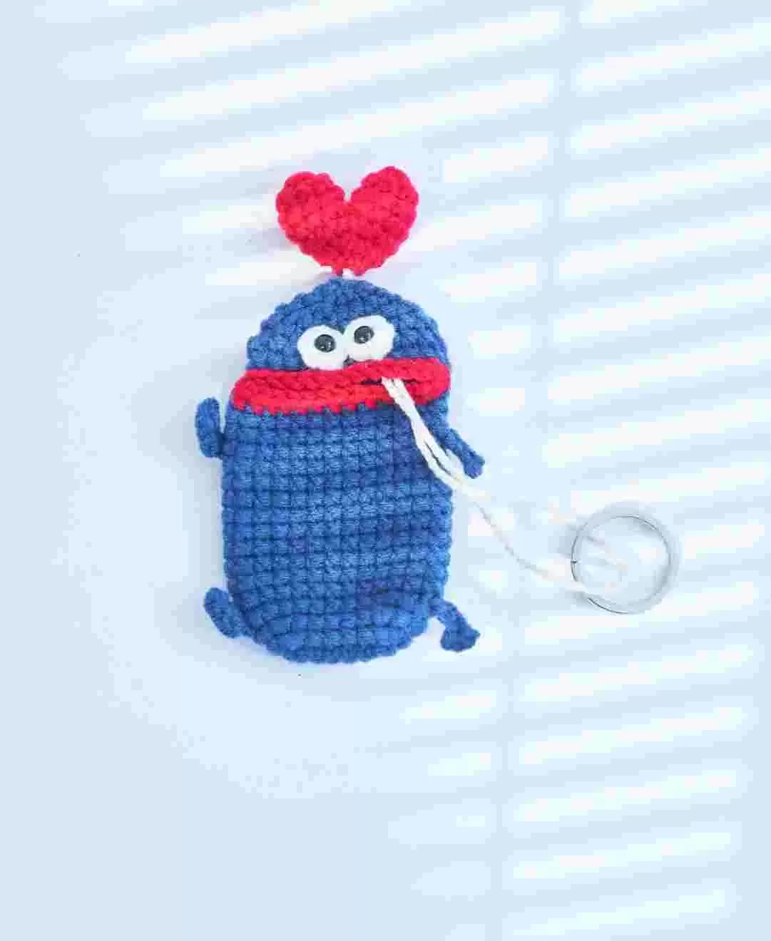 毛糸のキーケース