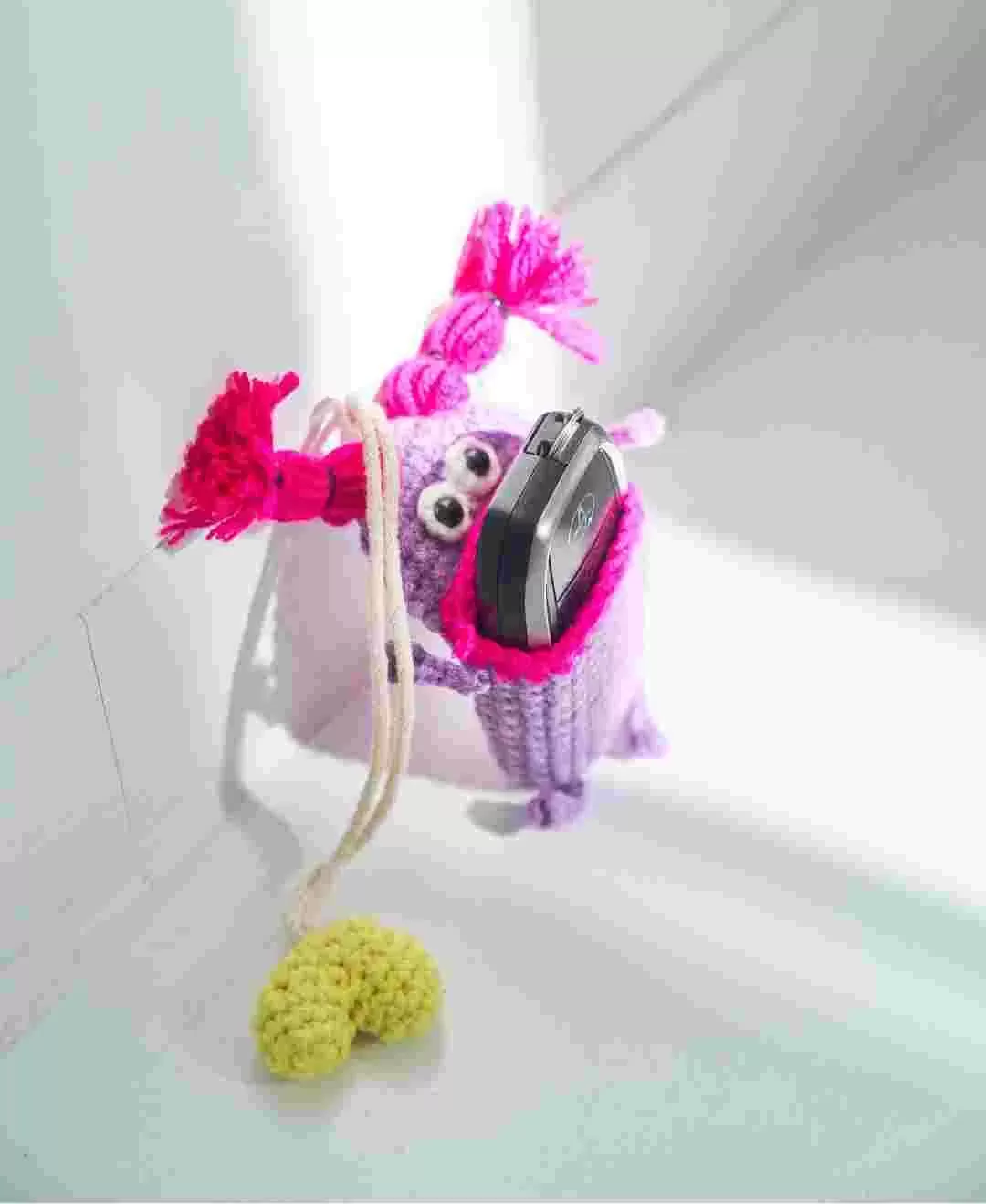 毛糸のキーケース