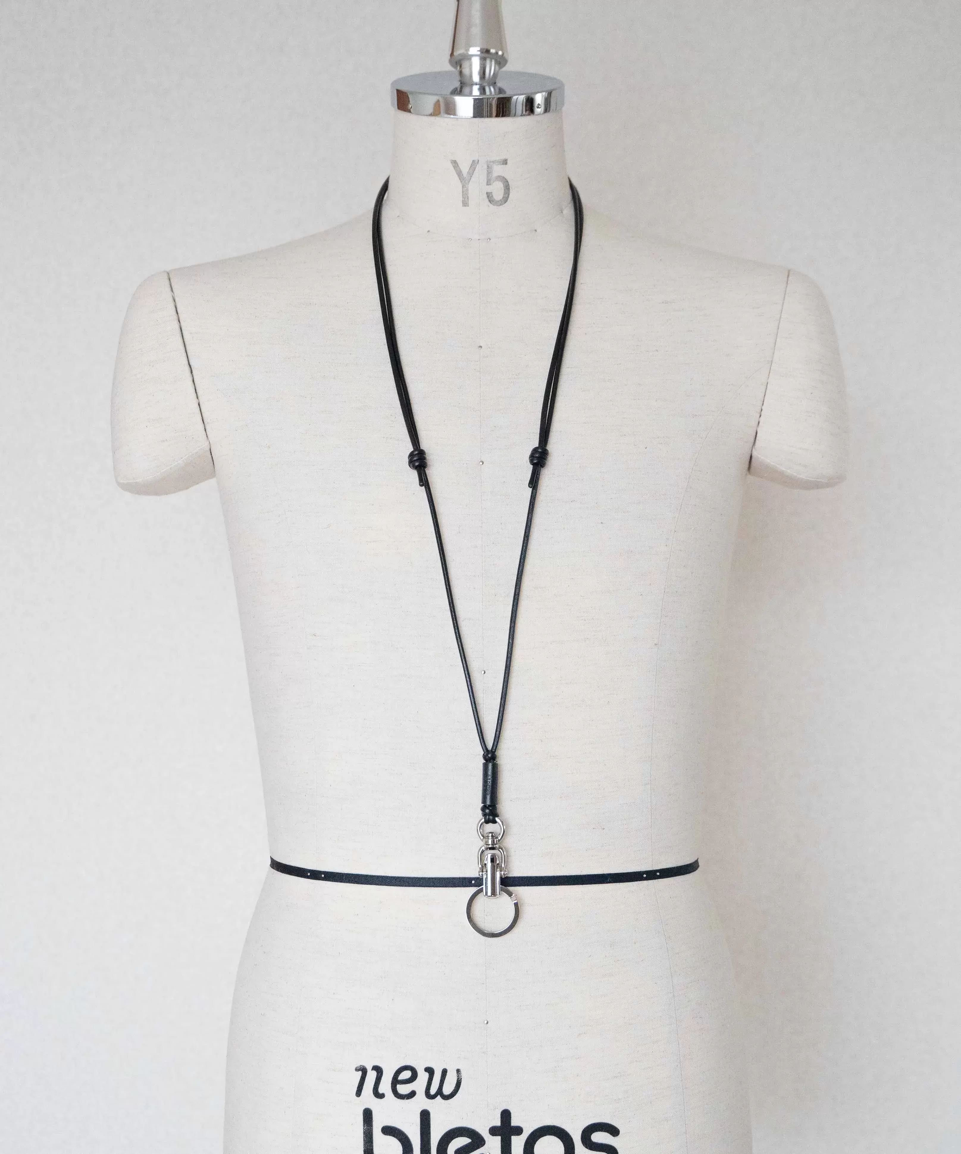 クリップフック　レザーストラップ