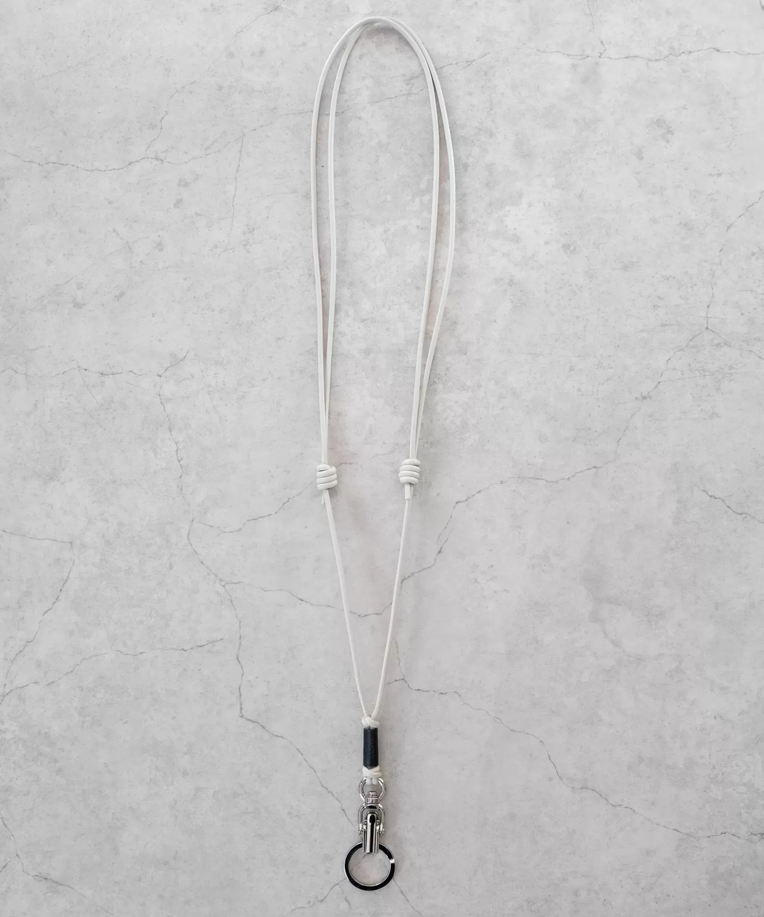 クリップフック　レザーストラップ