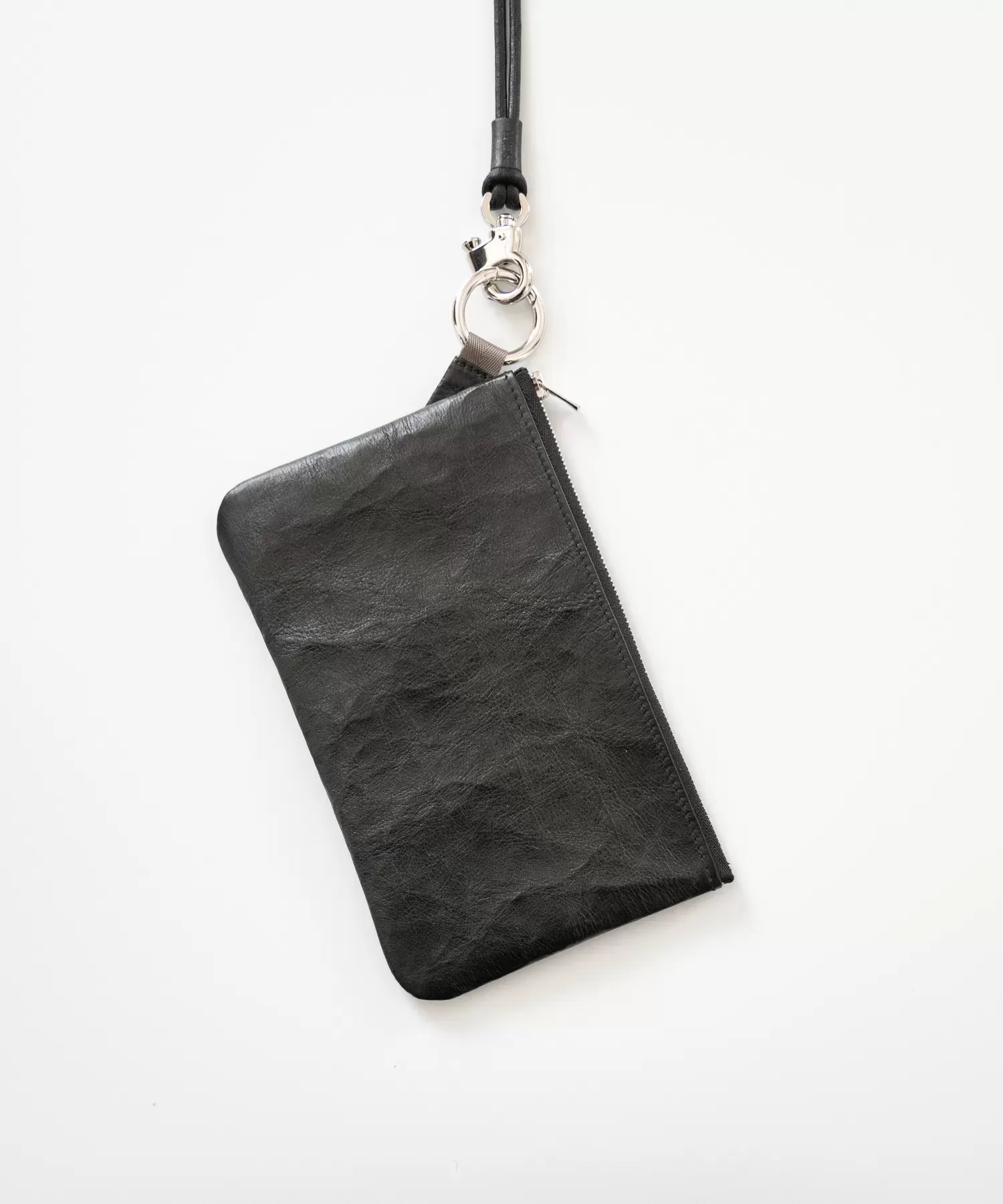 超軽量ダイニーマレザーリングポーチ_L