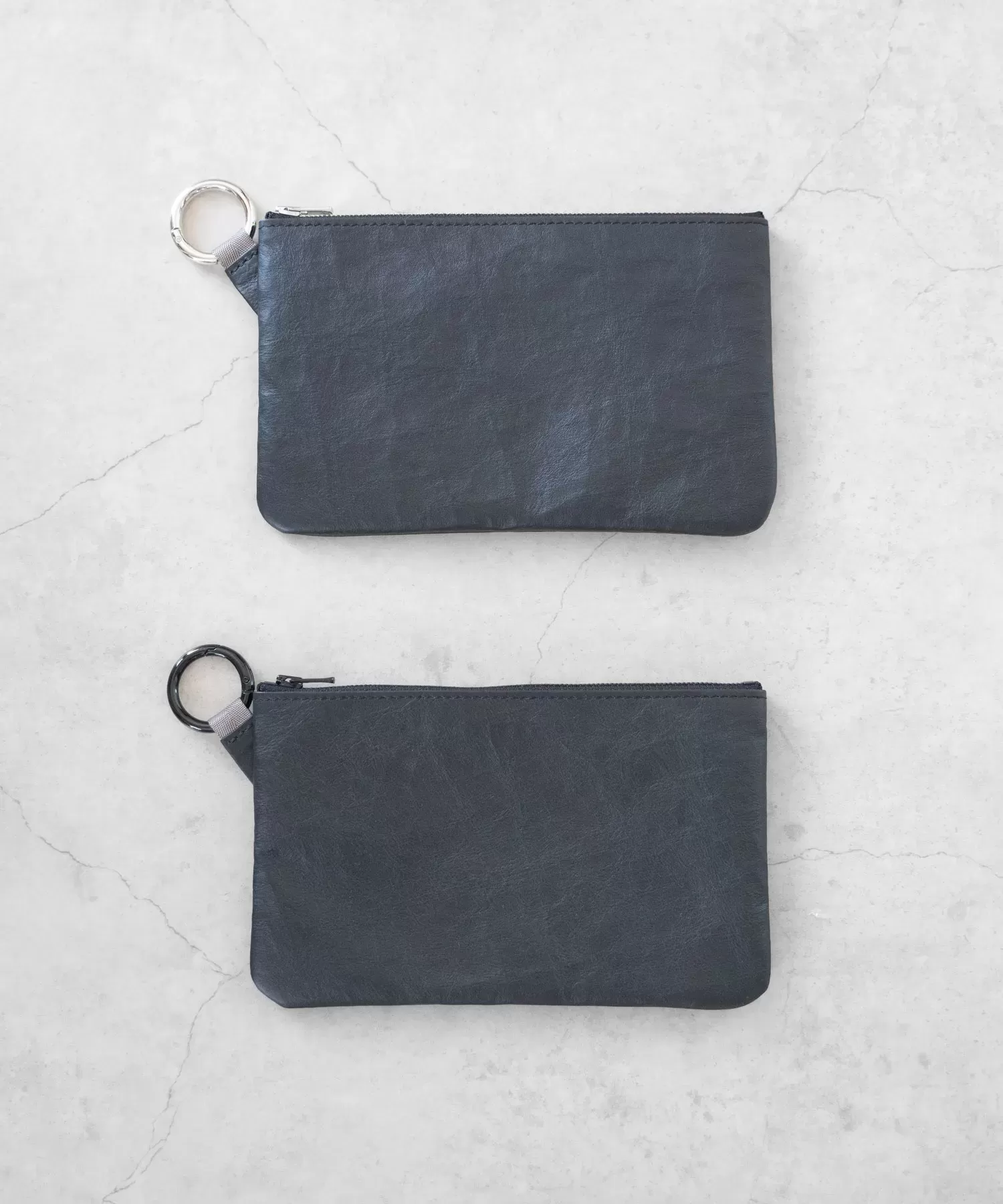 超軽量ダイニーマレザーリングポーチ_L