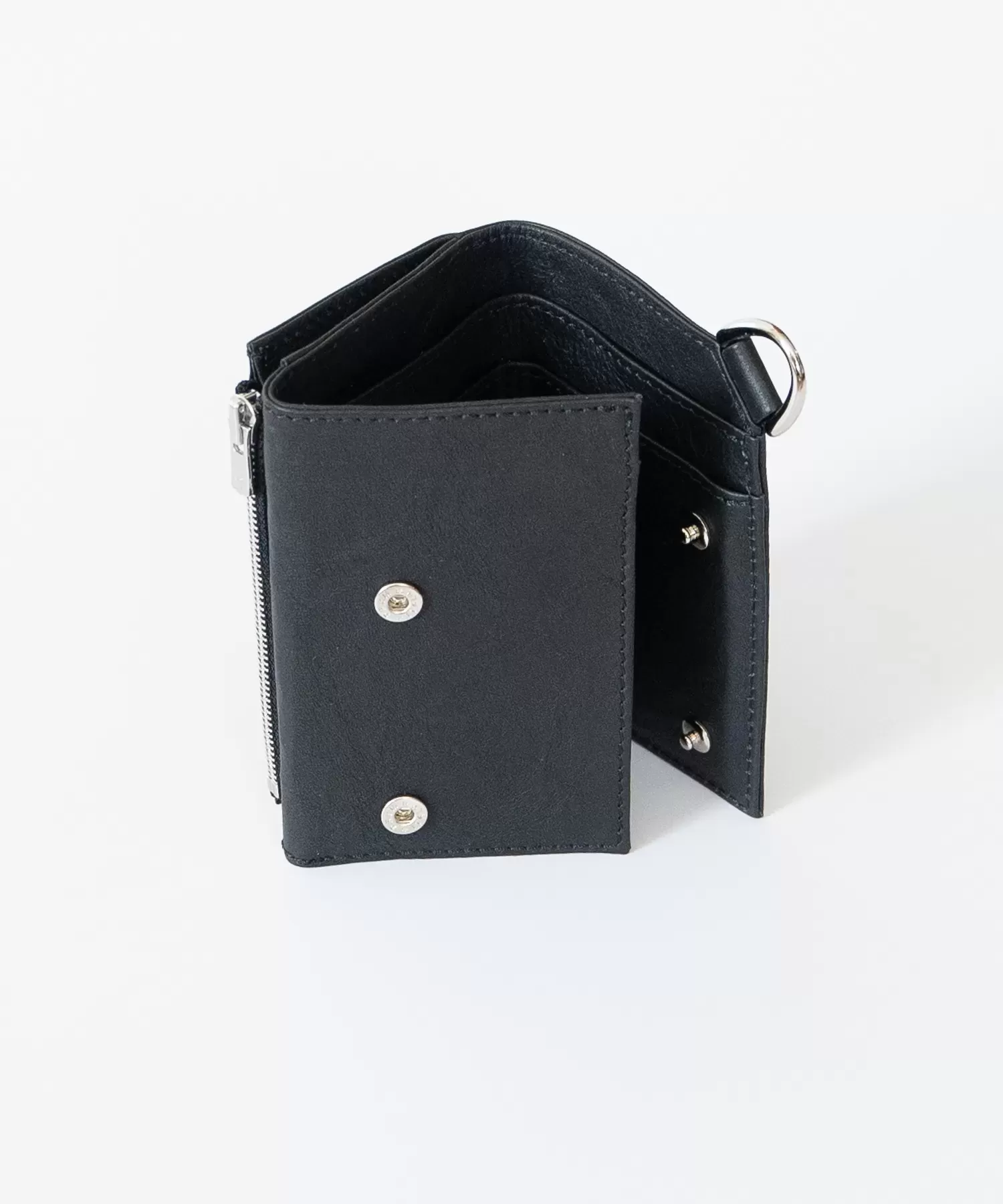 超軽量ダイニーマレザースリム三つ折り財布