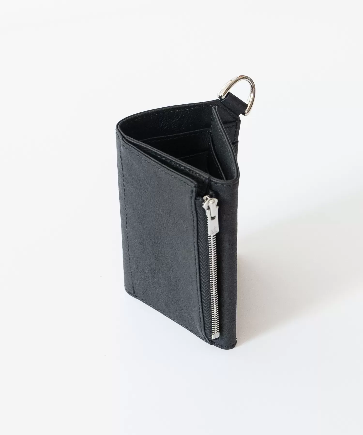 超軽量ダイニーマレザースリム三つ折り財布