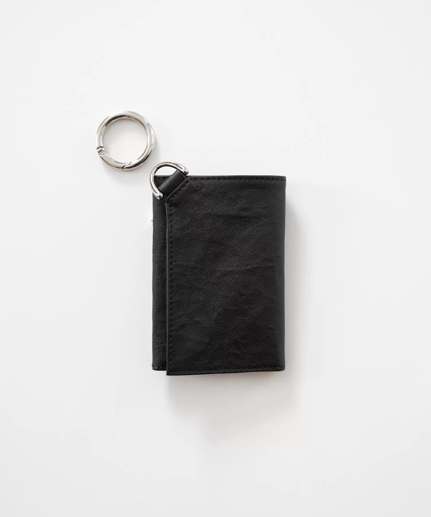 超軽量ダイニーマレザースリム三つ折り財布