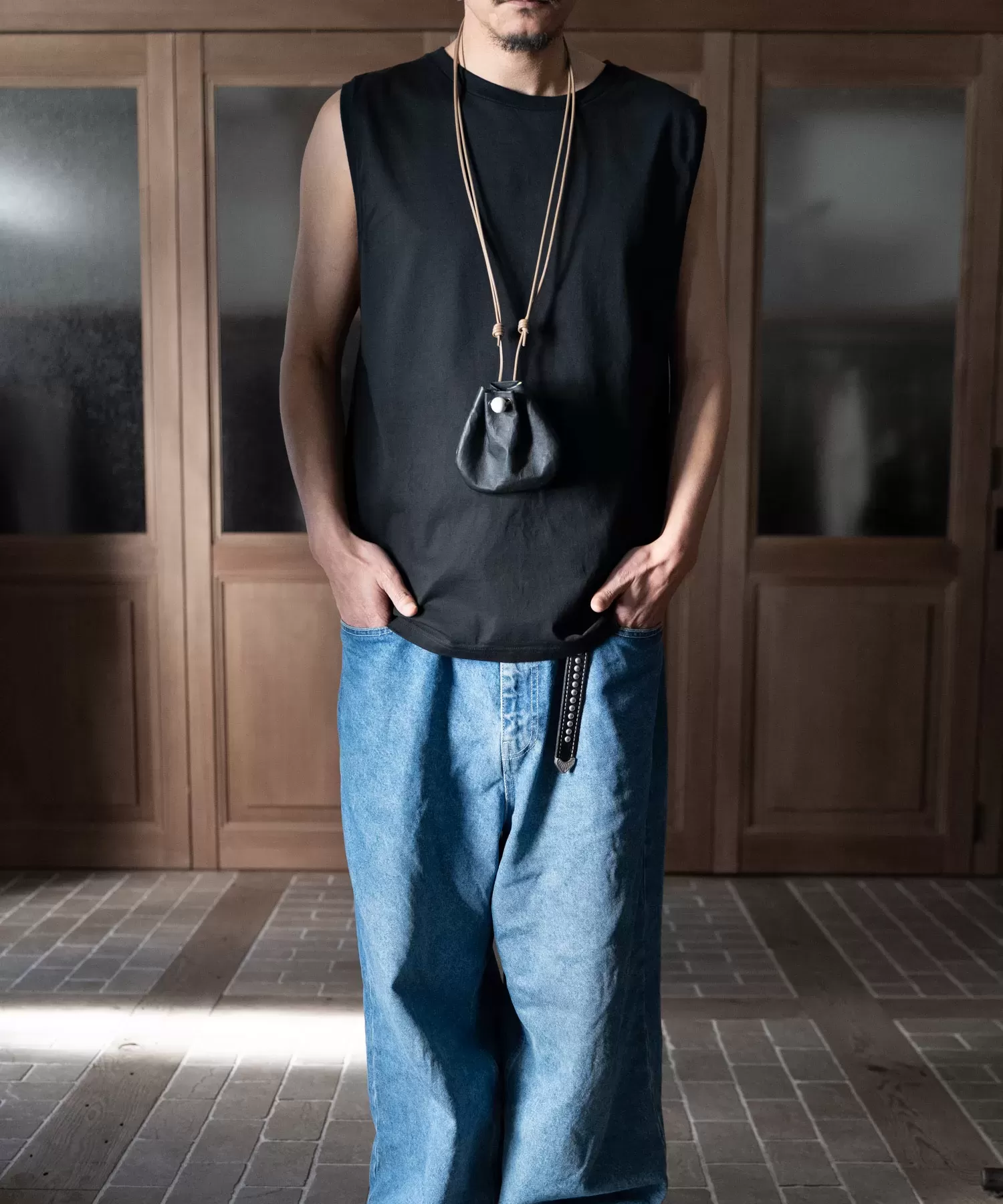 超軽量ダイニーマレザー巾着SS