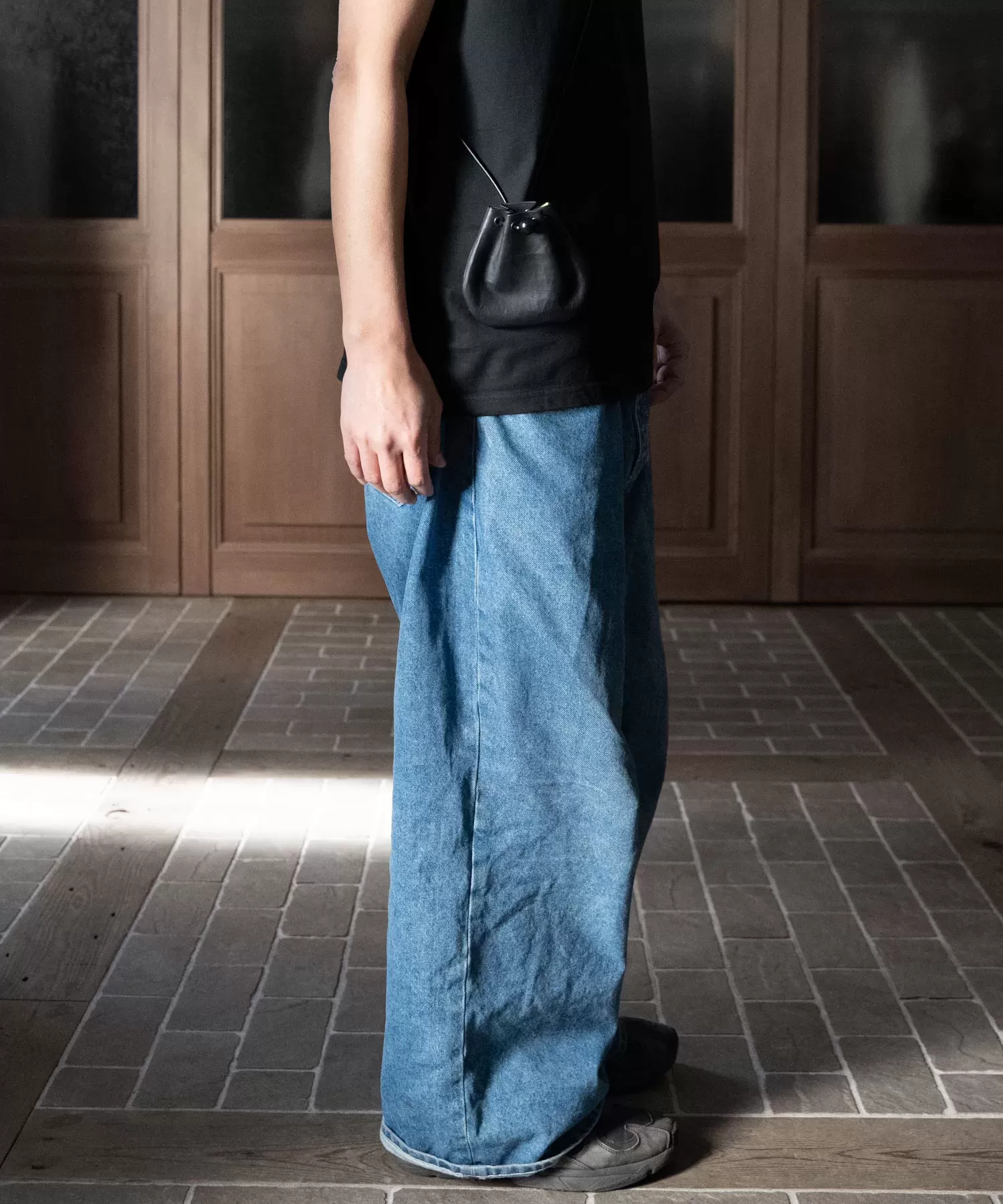 超軽量ダイニーマレザー巾着SS