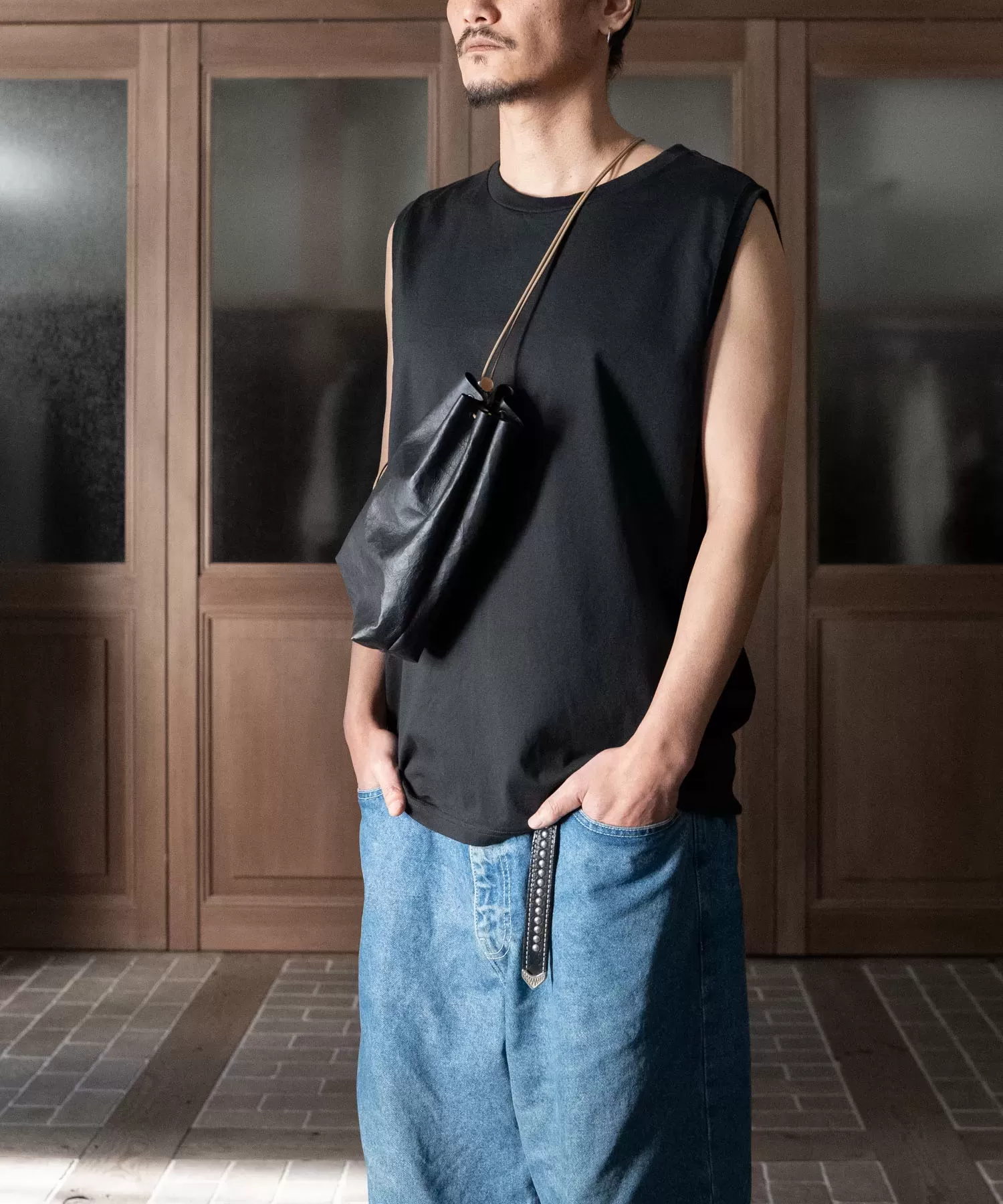 超軽量ダイニーマレザー巾着L×KeeIコラボ