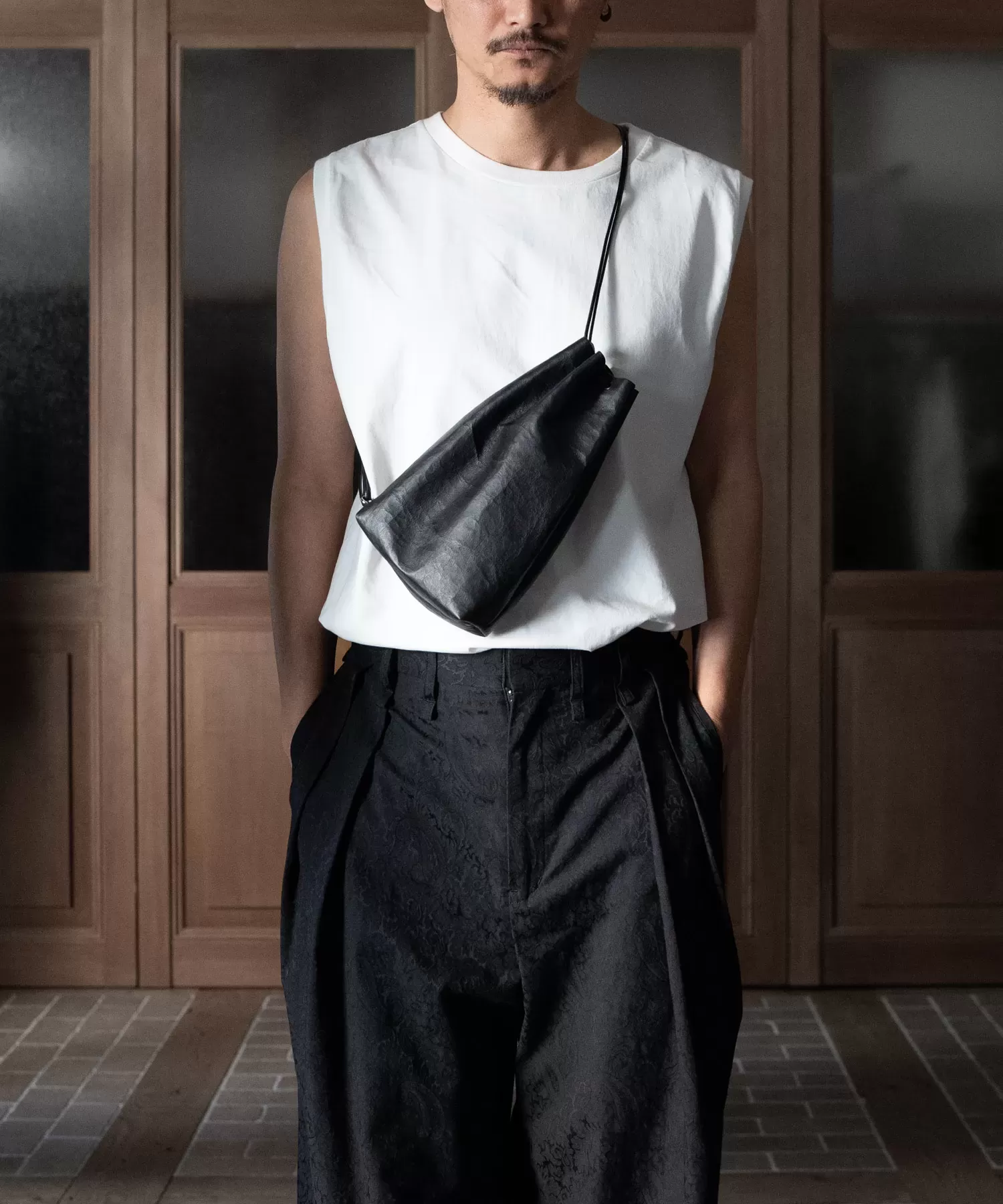 超軽量ダイニーマレザー巾着L×KeeIコラボ