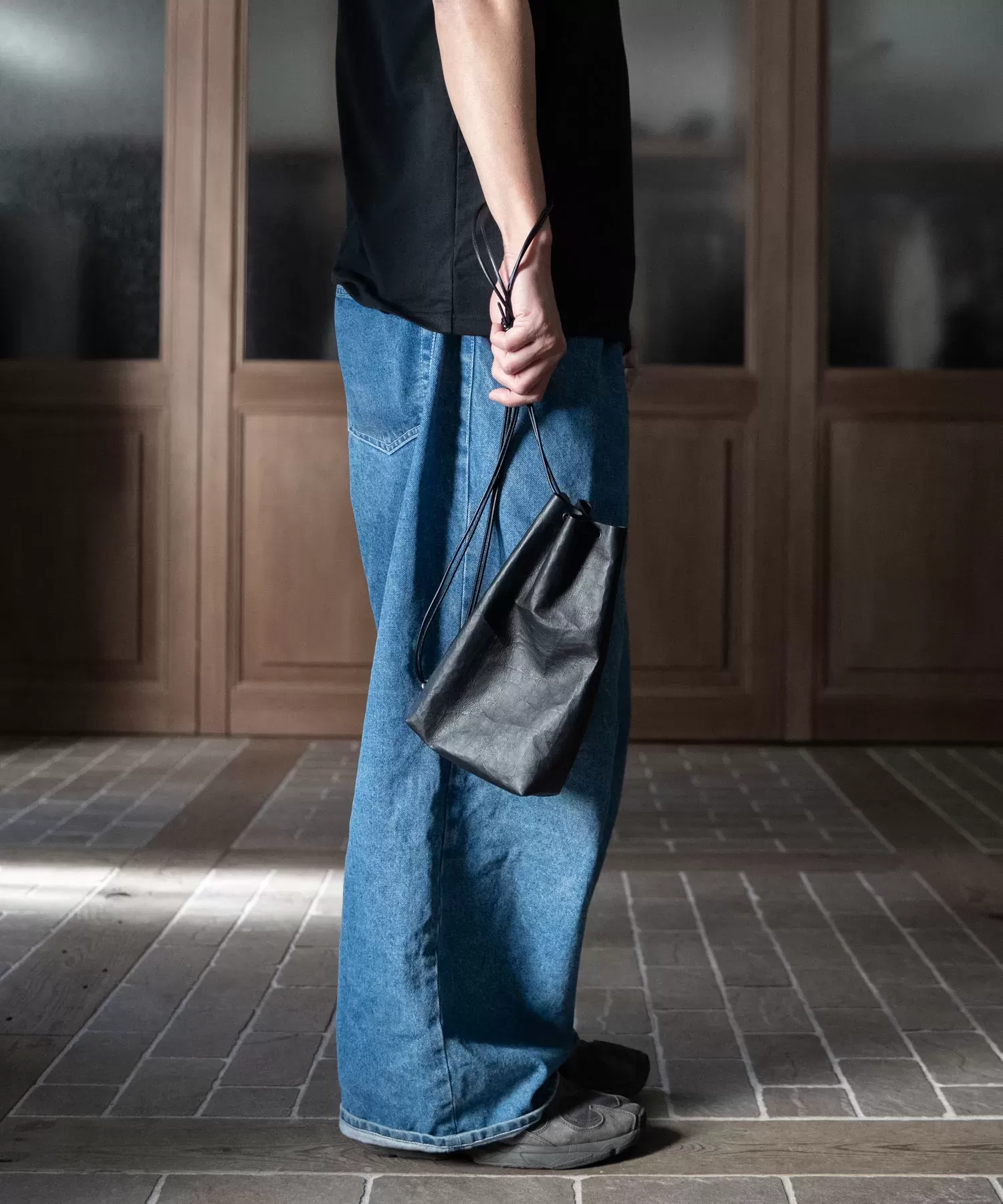 超軽量ダイニーマレザー巾着L×KeeIコラボ