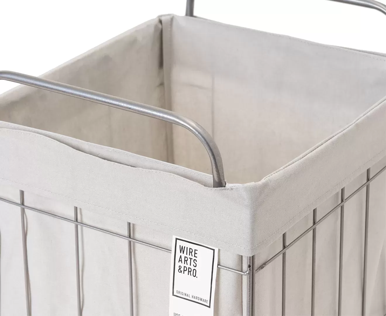 003385 FOLDING LAUNDRY SQUARE BASKET with CASTER 40L WIDE