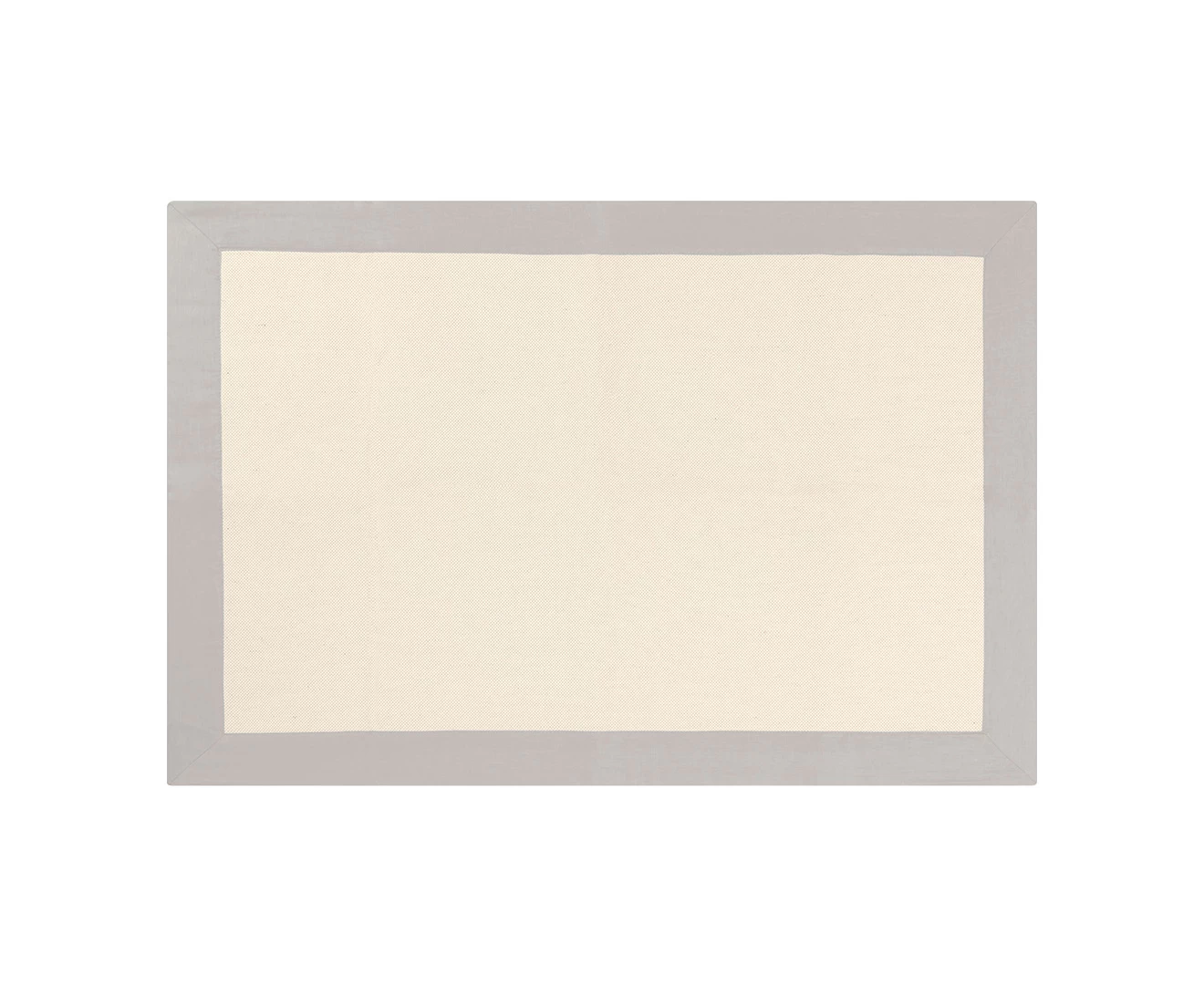 001458 Olika LINEN FRAME RUG 90×130