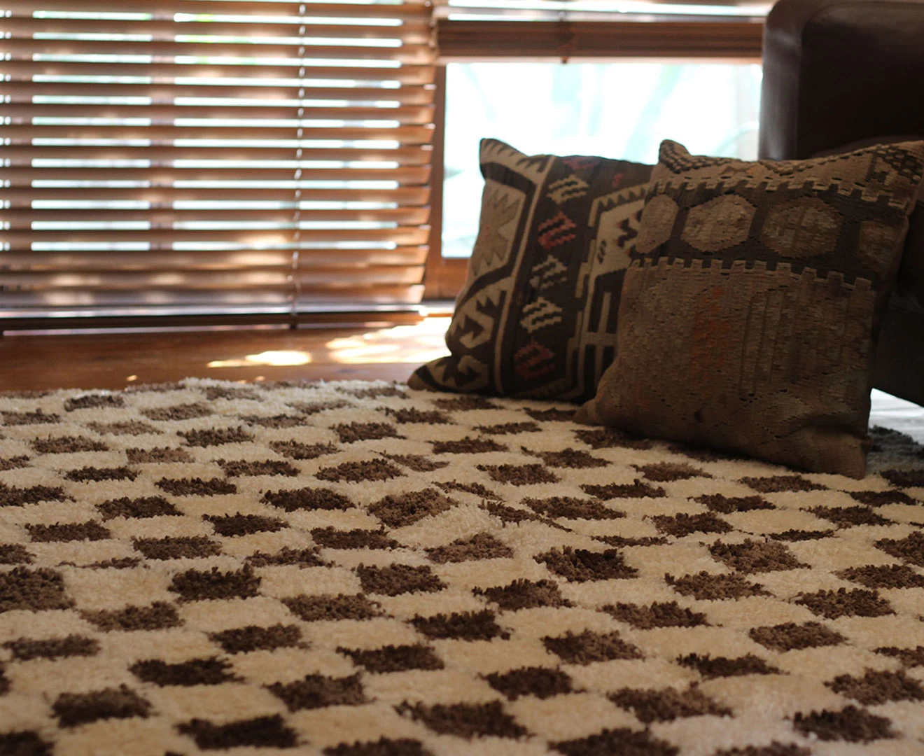 001463 Morocco CHECKER RUG 200×200