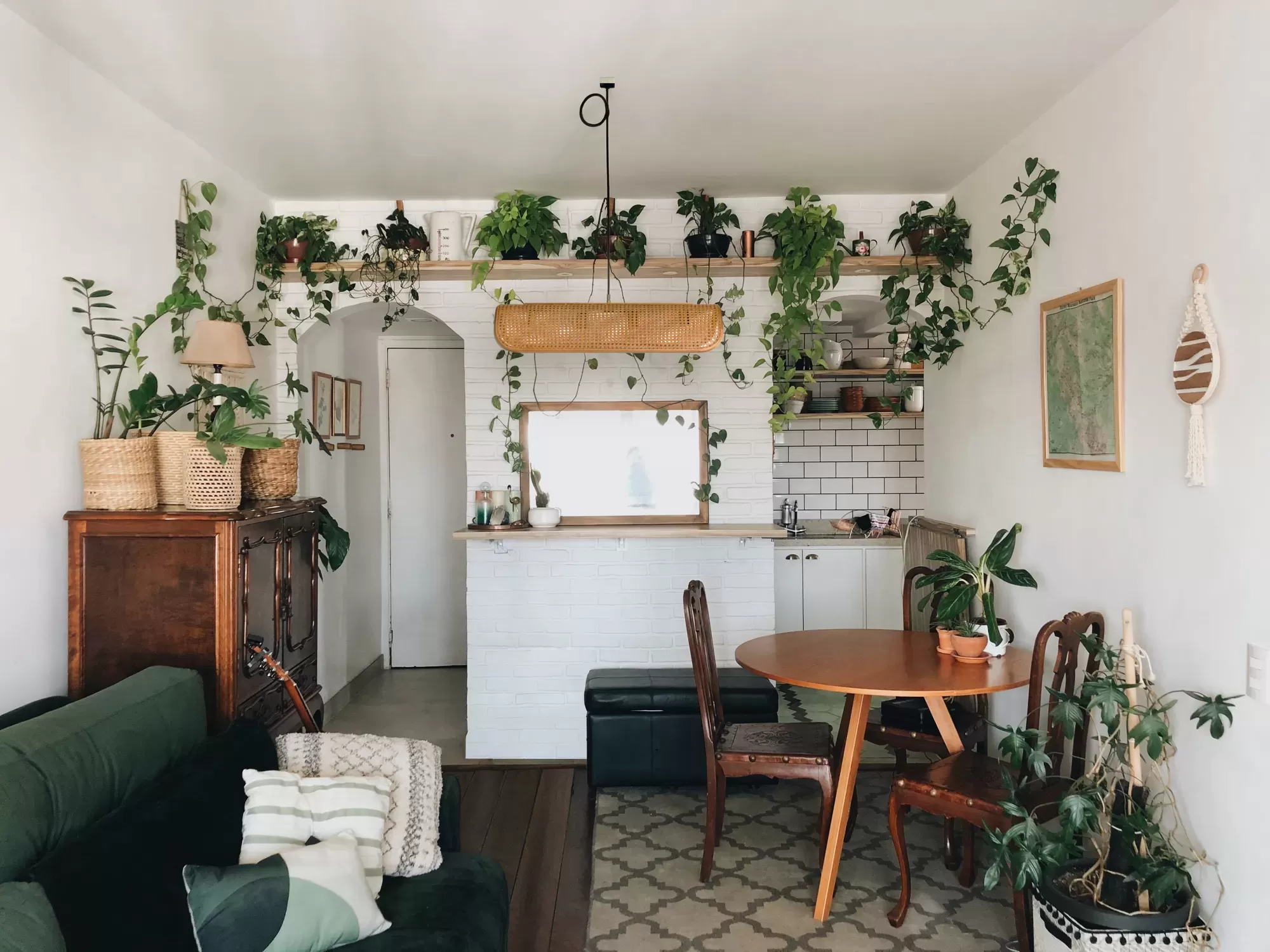 003397 RATTAN PENDANT LAMP 2BULB (電球なし)