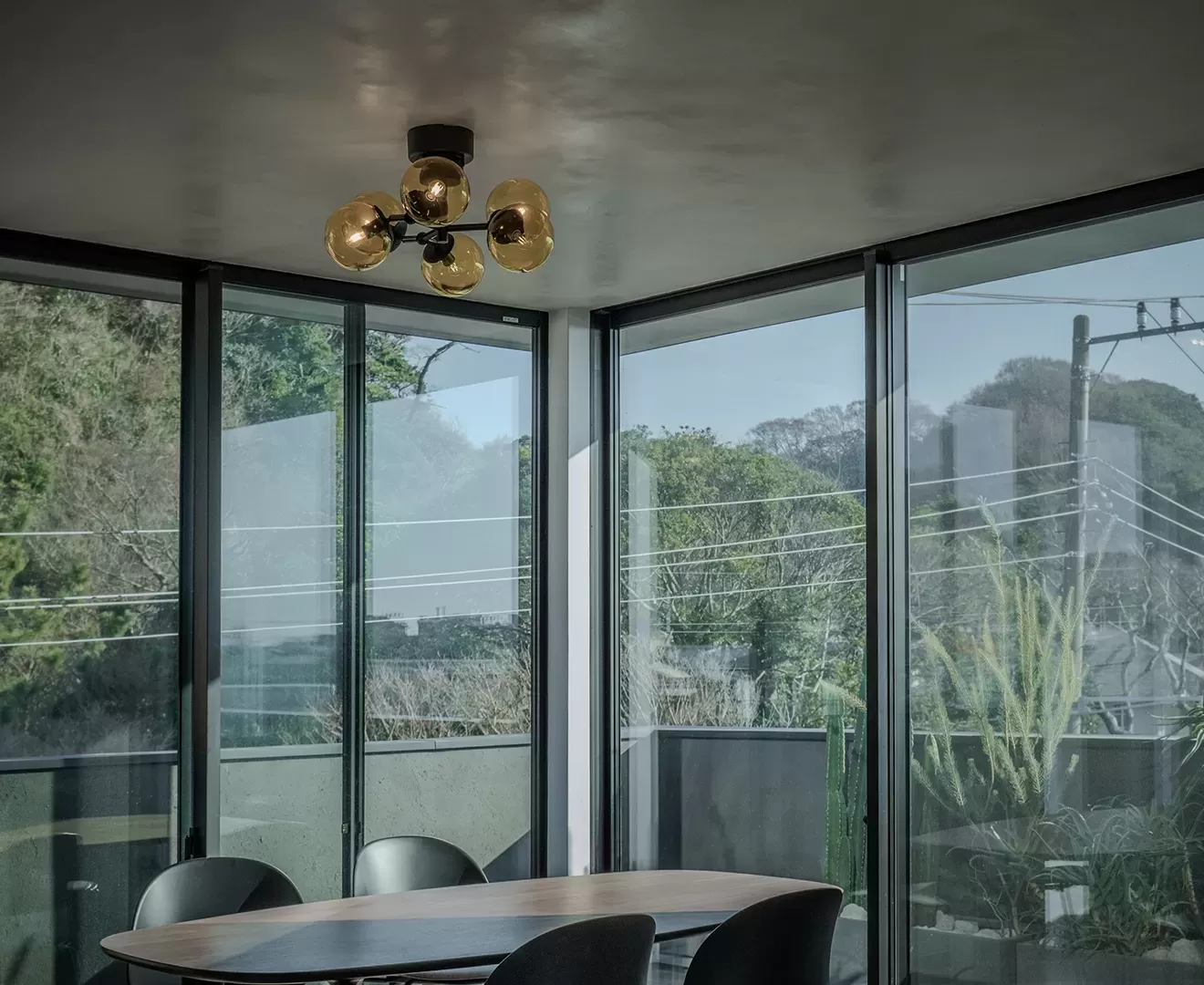 003367 TINY GLASS CEILING LIGHT 6