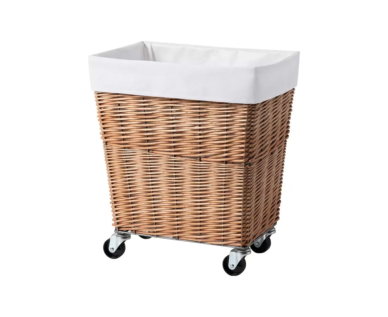 003403 WILLOW LAUNDRY BASKET with CASTER 34L