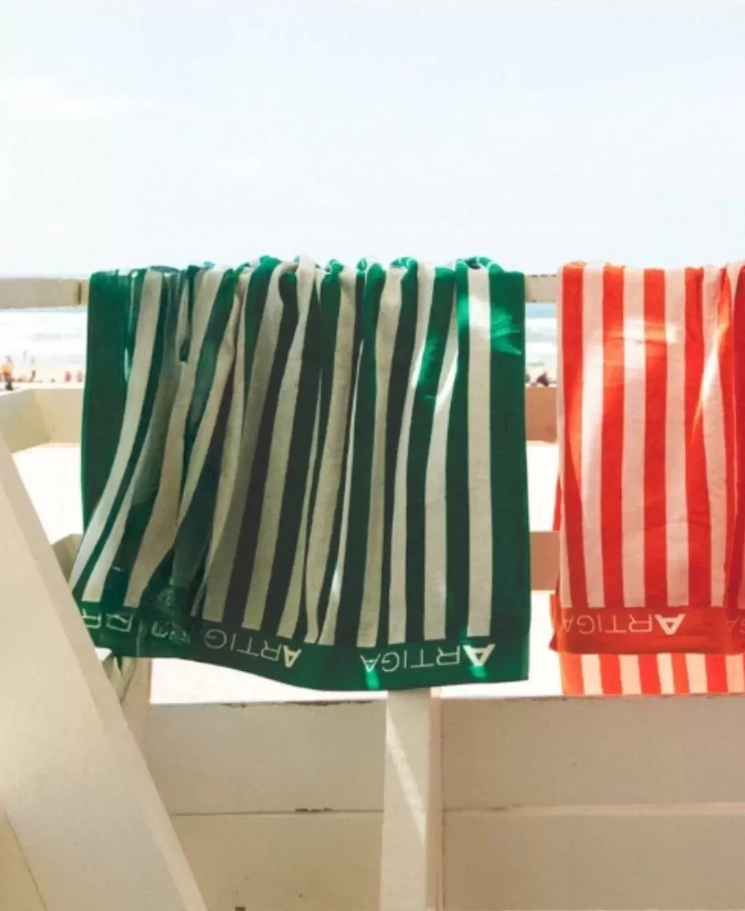 ARTIGA_Velvet beach towel - LACQUY MENTHE