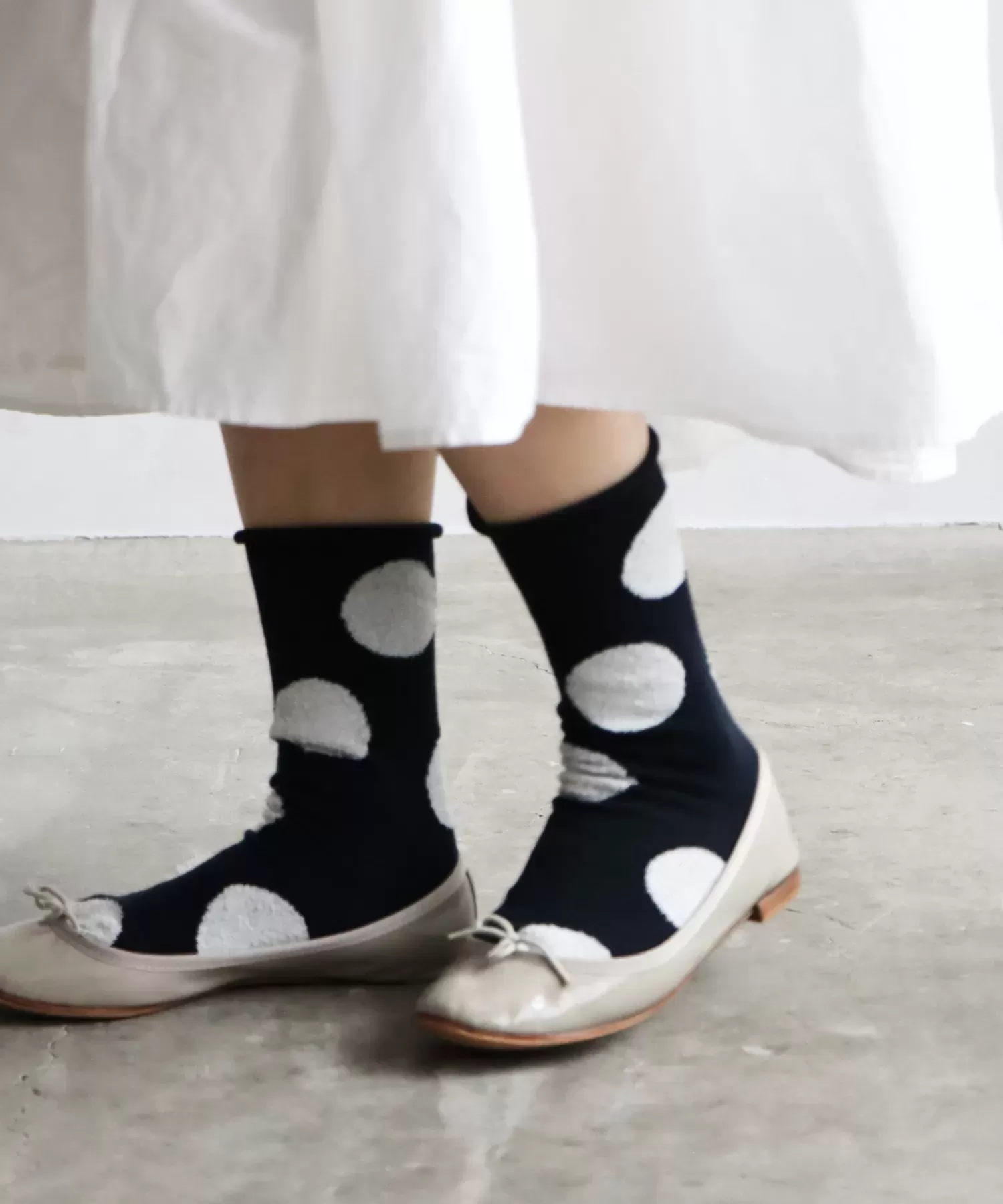 デイリードット クルーソックス