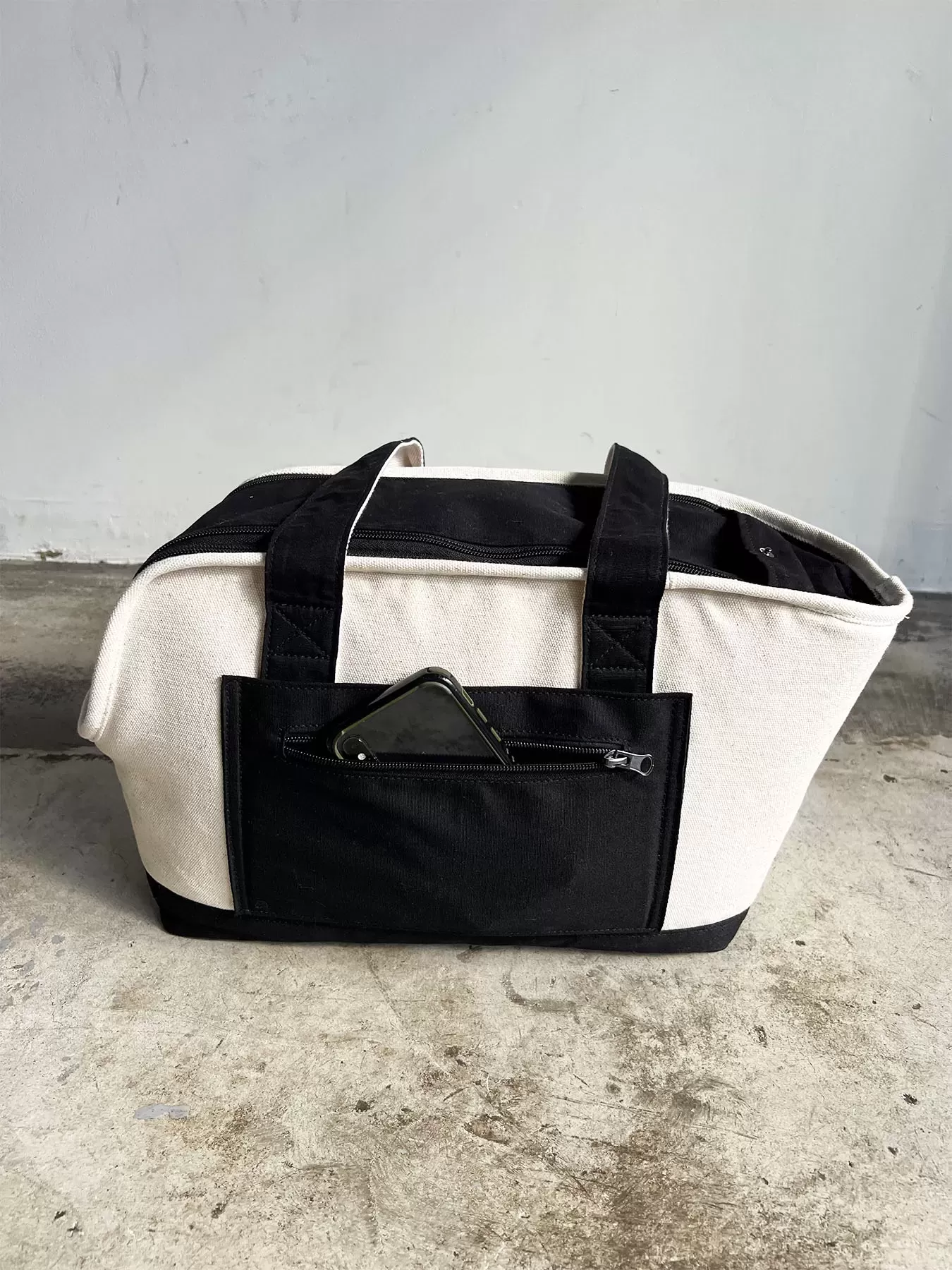 （P24002）pet carry canvas tote　M