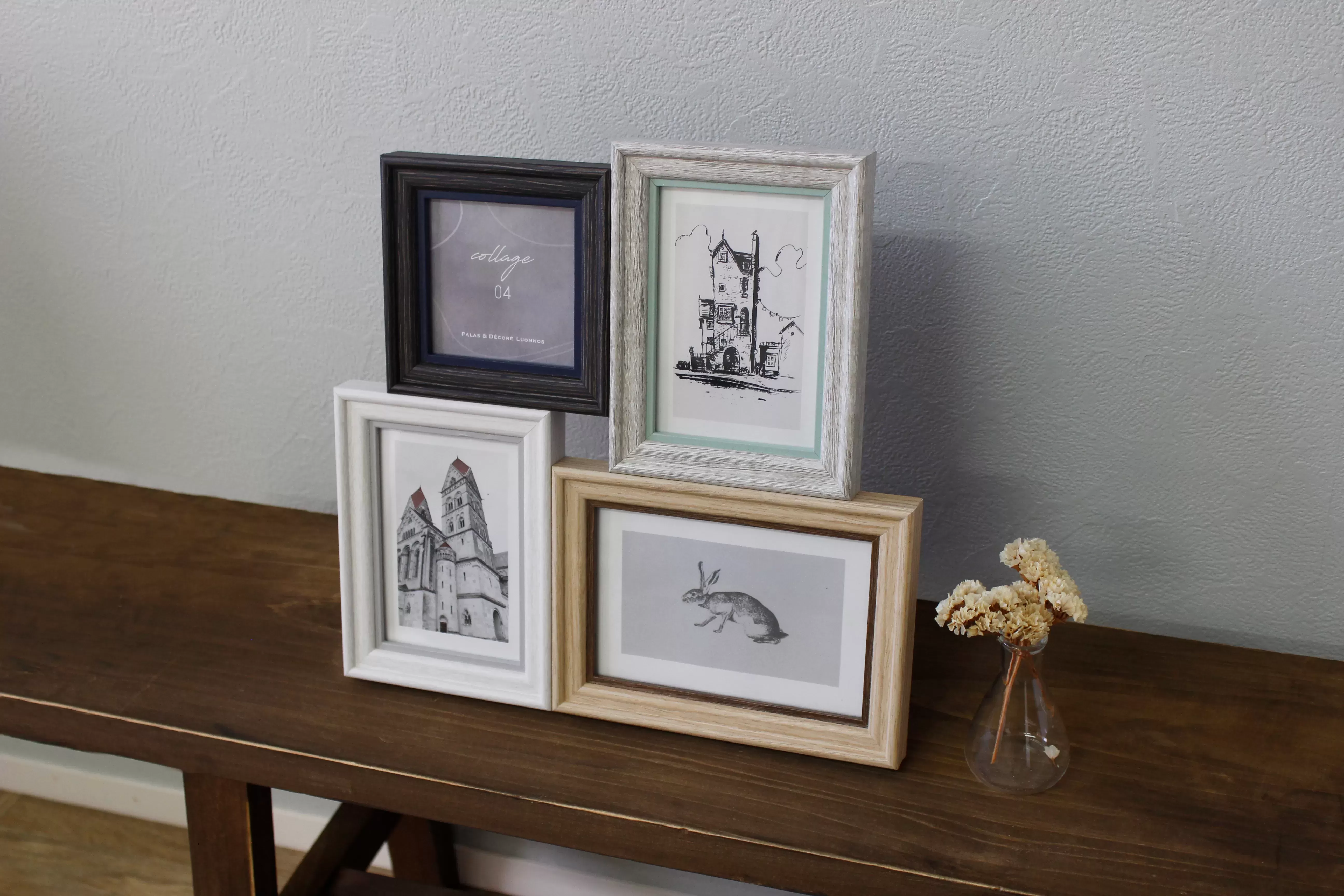 コラージュ　フォトフレーム 4連