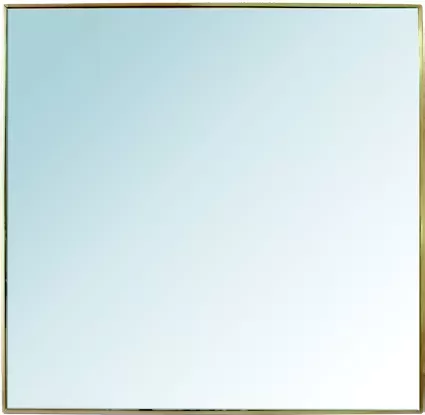 ODIER 真鍮フレームウォールミラー XXL