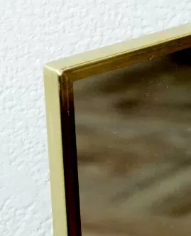 ODIER 真鍮フレームウォールミラー XXL