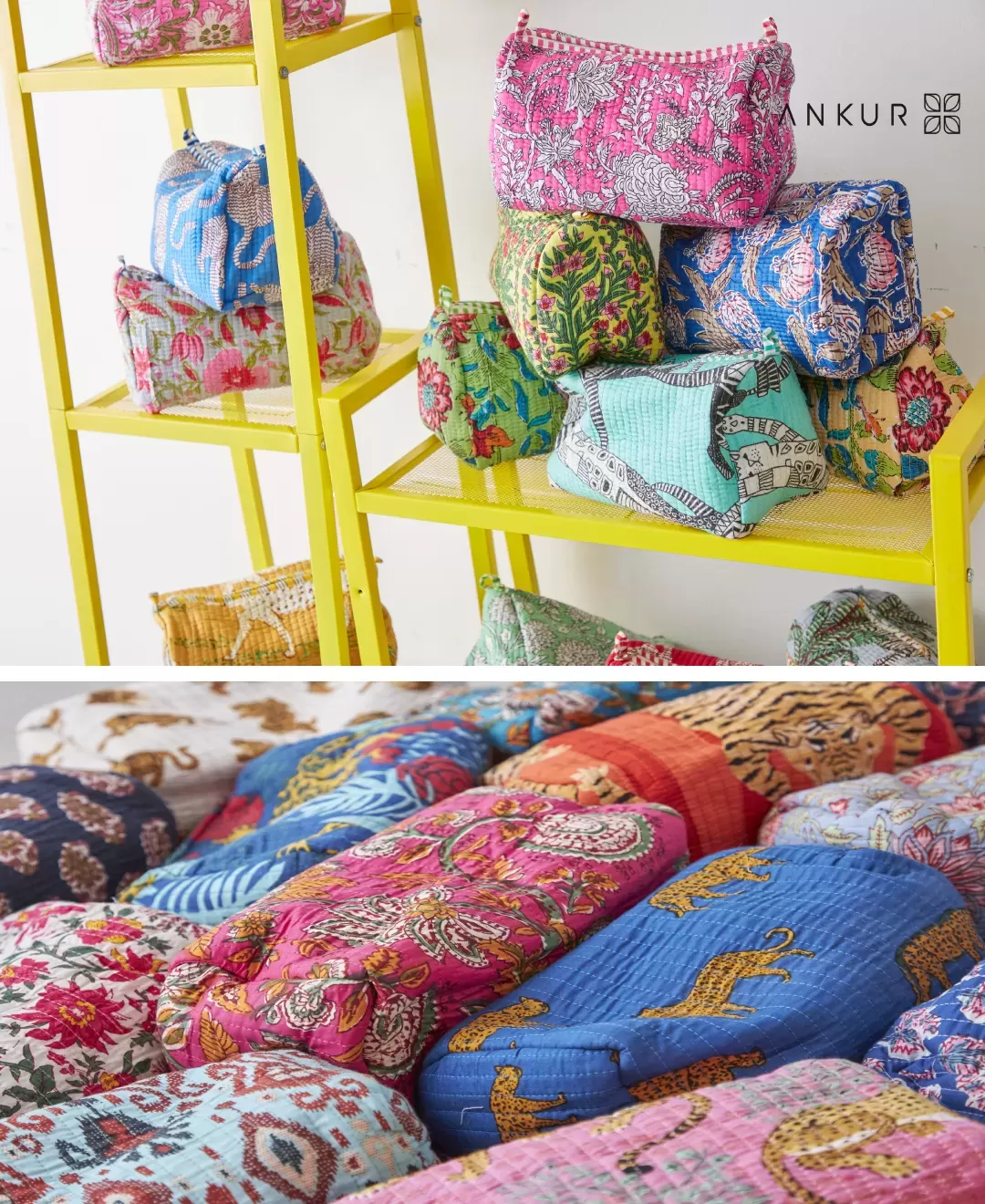 キルティングポーチ