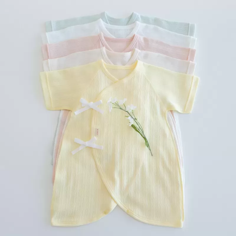 レールメッシュ素材コンビ肌着