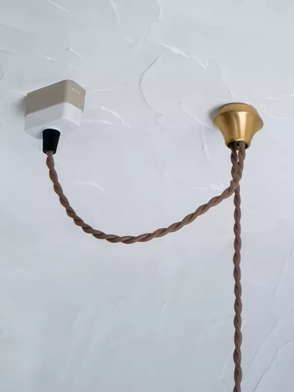 Gloa ペンダントコードフック　ブラス/ブラック/ホワイト