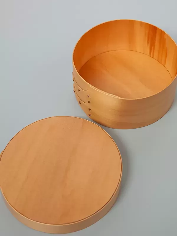 HS3797 シェーカーラウンドボックス SS ライトブラウン