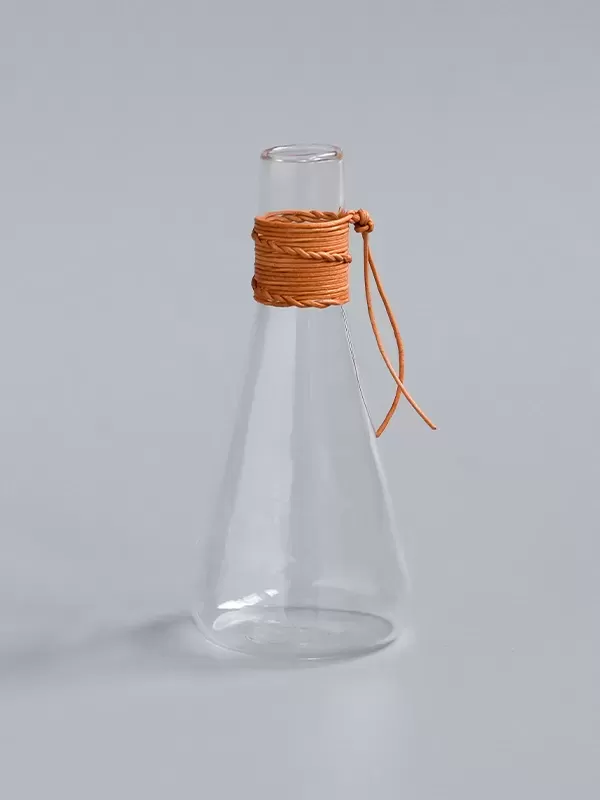 HS3675/HS3676 レザー ガラスベース コニカル クリア/グレー